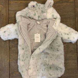 Baby&child Luxe Faux Fur Bunting